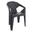 Silla Comercial para Cafetería y Comedor al Aire Libre Monobloc - RESOL DELTA - Varios Colores - Apilable con 4 Puntas y Protección UV - 03888 - Resol - NOGAL BEAT - Silla Comercial Exterior