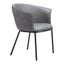Silla Comercial para Comedor de Empresa - ZUO GARSTON - Varios Colores - Asiento y Respaldo Tapizados en Piel Sintética - 110175 - Zuo - NOGAL BEAT - Silla Comercial Interior