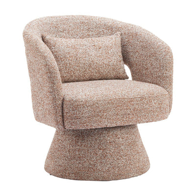 Silla Comercial para Desayunador - ZUO LIVA - Café Escarchado - Asiento y Respaldo Tapizados en Tela Tipo Borrego - 110849 - Zuo - NOGAL BEAT - Silla Comercial Interior