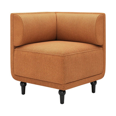 Silla Comercial para Desayunador - ZUO MALBEN CORNER - Café - Asiento y Respaldo Tapizados en Lino Sintético - 110780 - Zuo - NOGAL BEAT - Silla Comercial Interior