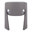 Silla Comercial para Desayunador - ZUO ROSYTH - Gris Pizarra - Asiento y Respaldo Tapizados en Lino Sintético - 110124 - Zuo - NOGAL BEAT - Silla Comercial Interior