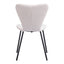 Silla Comercial para Desayunador - ZUO THIBIDEAUX - Varios Colores - Asiento y Respaldo Tapizados en Tela Tipo Borrego - 109658 - Zuo - NOGAL BEAT - Silla Comercial Interior