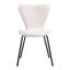 Silla Comercial para Desayunador - ZUO THIBIDEAUX - Varios Colores - Asiento y Respaldo Tapizados en Tela Tipo Borrego - 109658 - Zuo - NOGAL BEAT - Silla Comercial Interior