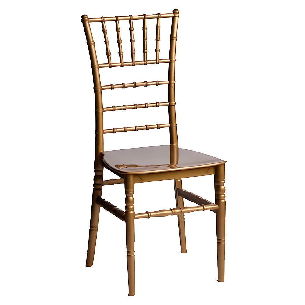 Silla Comercial para Eventos de Catering Estilo Vintage - KINGSTRONG TIFFANY SILL0020356 - Varios Colores - Asiento y Respaldo en Polipropileno - SILL0020356 - Mundo In - NOGAL BEAT - Silla Comercial Interior