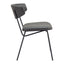 Silla Comercial para Food Court - ZUO CHARON - Varios Colores - Asiento y Respaldo Tapizados en Piel Sintética - 110259 - Zuo - NOGAL BEAT - Silla Comercial Interior