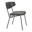 Silla Comercial para Food Court - ZUO CHARON - Varios Colores - Asiento y Respaldo Tapizados en Piel Sintética - 110259 - Zuo - NOGAL BEAT - Silla Comercial Interior