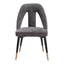 Silla Comercial para Hotel - ZUO ARTUS - Varios Colores - Asiento y Respaldo Tapizados en Tejido Texturizado - 110003 - Zuo - NOGAL BEAT - Silla Comercial Interior
