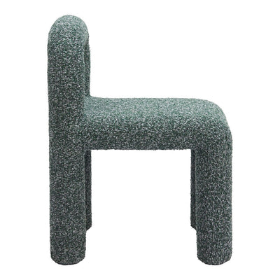 Silla Comercial para Hotel - ZUO ARUM - Verde Nevado - Asiento y Respaldo Tapizados en Tela Tipo Borrego - 109988 - Zuo - NOGAL BEAT - Silla Comercial Interior