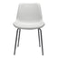 Silla Comercial para Hotel - ZUO BYRON DINING CHAIR WHITE 101779 - Blanco - Asiento y Respaldo Tapizados - 101779 - Zuo - NOGAL BEAT - Sillas