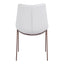 Silla Comercial para Hotel - ZUO MAGNUS - Varios Colores - Asiento y Respaldo Tapizados en Piel Sintética - 101273 - Zuo - NOGAL BEAT - Silla Comercial Interior