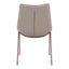 Silla Comercial para Hotel - ZUO MAGNUS - Varios Colores - Asiento y Respaldo Tapizados en Piel Sintética - 101272 - Zuo - NOGAL BEAT - Silla Comercial Interior