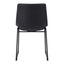 Silla Comercial para Hotel - ZUO SMART - Varios Colores - Asiento y Respaldo Tapizados en Piel Sintética - 109648 - Zuo - NOGAL BEAT - Silla Comercial Interior