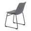 Silla Comercial para Hotel - ZUO SMART - Varios Colores - Asiento y Respaldo Tapizados en Piel Sintética - 101995 - Zuo - NOGAL BEAT - Silla Comercial Interior