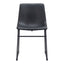 Silla Comercial para Hotel - ZUO SMART - Varios Colores - Asiento y Respaldo Tapizados en Piel Sintética - 109648 - Zuo - NOGAL BEAT - Silla Comercial Interior
