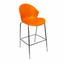 Silla comercial Albar PL-51 de polipropileno con estructura tubular de acero estibable