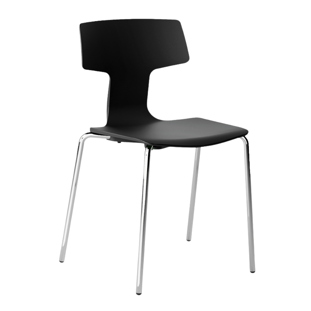 Silla Comercial para Restaurante - COLOS SPLIT 1 - Varios Colores - Asiento y Respaldo en Polipropileno - SPLIT 1 - Colos - NOGAL BEAT - Sillas