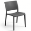 Silla comercial Resol Fiona de fibra de vidrio con polipropileno, apilable para restaurante