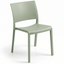 Silla comercial Resol Fiona de fibra de vidrio con polipropileno, apilable para restaurante