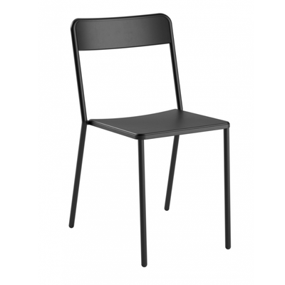 Silla Comercial para Restaurante Resistente a Rayos UV - COLOS C 1.1/1 - Varios Colores - para Ambiente Salino - C 1.1/2 - Colos - NOGAL BEAT - Sillas