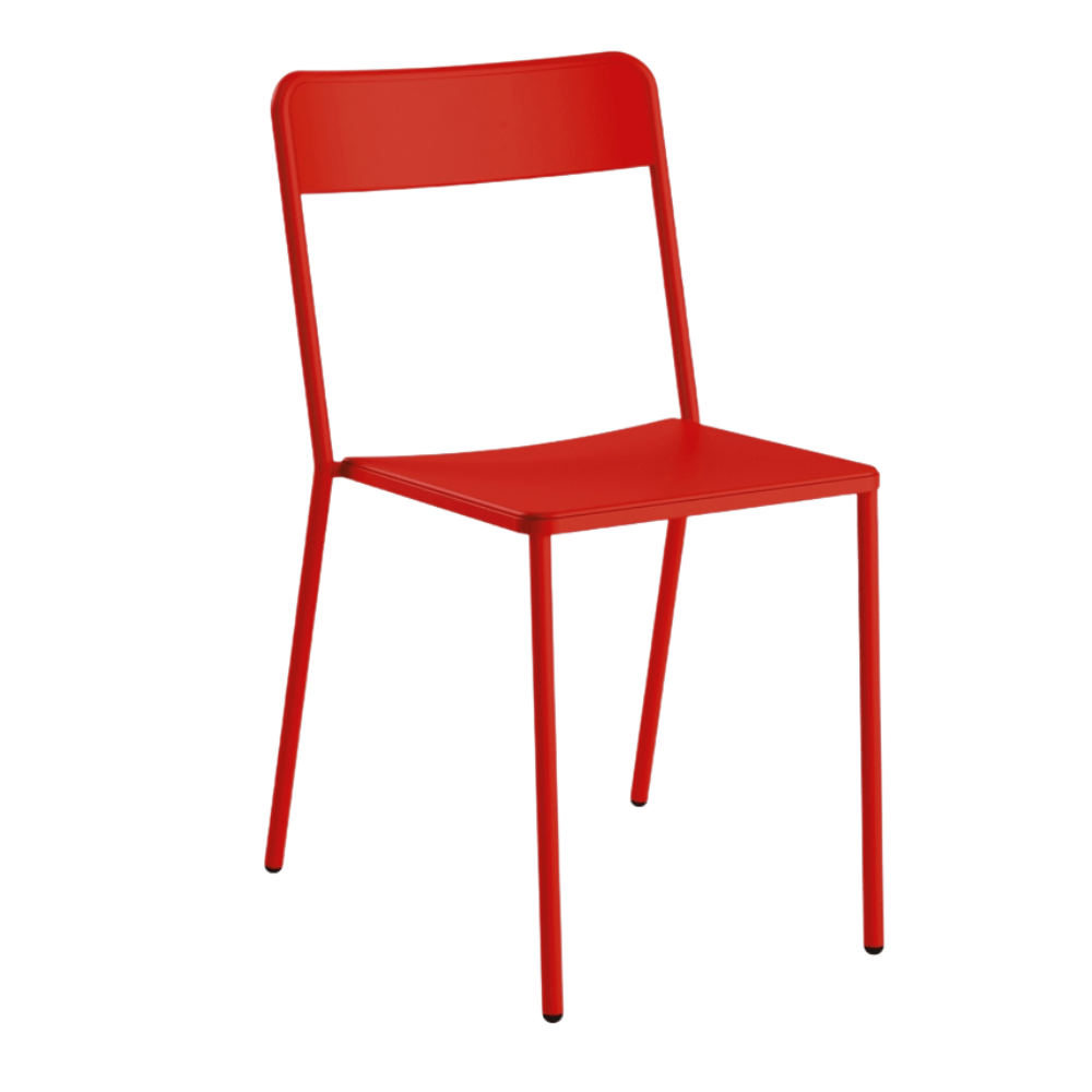 Silla Comercial para Restaurante Resistente a Rayos UV - COLOS C 1.1/1 - Varios Colores - para Ambiente Salino - C 1.1/5 - Colos - NOGAL BEAT - Sillas