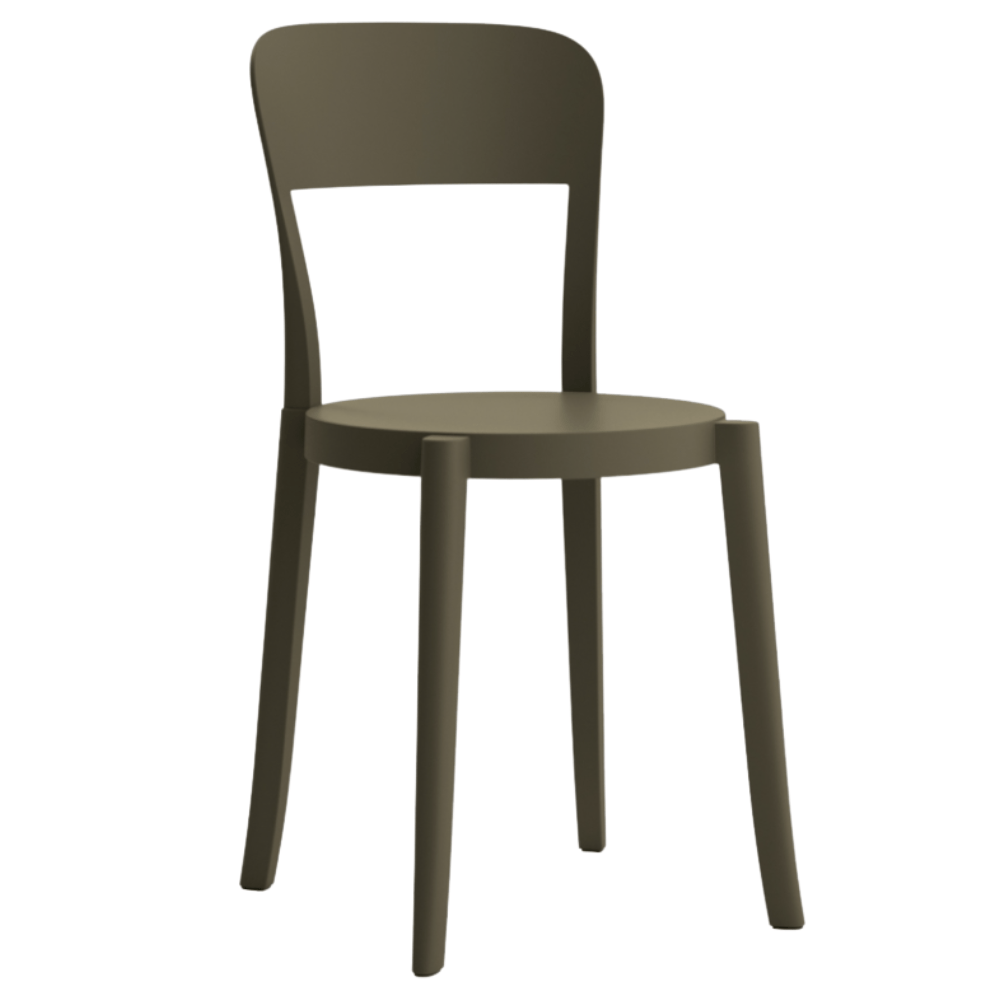 Silla Comercial para Restaurante Resistente a Rayos UV - COLOS TORRE - Varios Colores - para Ambiente Salino - TORRE - Colos - NOGAL BEAT - Sillas