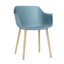 Silla Comercial para Restaurante - RESOL SHAPE MADERA - Varios Colores - Asiento y Respaldo en Polipropileno - 5313 - Resol - NOGAL BEAT - Sillas