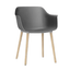 Silla Comercial para Restaurante - RESOL SHAPE MADERA - Varios Colores - Asiento y Respaldo en Polipropileno - 5312 - Resol - NOGAL BEAT - Sillas
