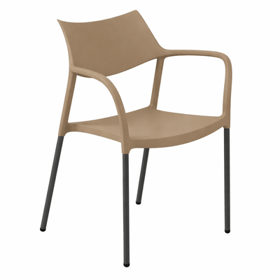 Silla Comercial para Restaurante - RESOL SPLASH BAR - Varios Colores - Patas de Acero - 7174 - Resol - NOGAL BEAT - Sillas
