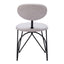 Silla Comercial para Restaurante - ZUO NOVI - Varios Colores - Asiento y Respaldo Tapizados - 110017 - Zuo - NOGAL BEAT - Silla Comercial Interior