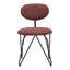 Silla Comercial para Restaurante - ZUO NOVI - Varios Colores - Asiento y Respaldo Tapizados - 110018 - Zuo - NOGAL BEAT - Silla Comercial Interior