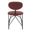 Silla Comercial para Restaurante - ZUO NOVI - Varios Colores - Asiento y Respaldo Tapizados - 110018 - Zuo - NOGAL BEAT - Silla Comercial Interior