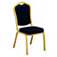 Silla Comercial para Reuniones y Eventos Apilable - RESOL AMADEUS - Varios Colores - 4 Puntas y de Aluminio - 66112 - Resol - NOGAL BEAT - Sillas