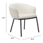 Silla Comercial para Salón de Eventos - ZUO ESSEN - Varios Colores - Asiento y Respaldo Tapizados en Tejido Texturizado - 110101 - Zuo - NOGAL BEAT - Silla Comercial Interior