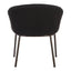 Silla Comercial para Salón de Eventos - ZUO ESSEN - Varios Colores - Asiento y Respaldo Tapizados en Tejido Texturizado - 110102 - Zuo - NOGAL BEAT - Silla Comercial Interior