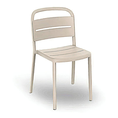 Silla Comercial para Terraza Protección UV - RESOL COMO - Varios Colores - Asiento y Respaldo en Polipropileno - 05343 - Resol - NOGAL BEAT - Silla Comercial Exterior