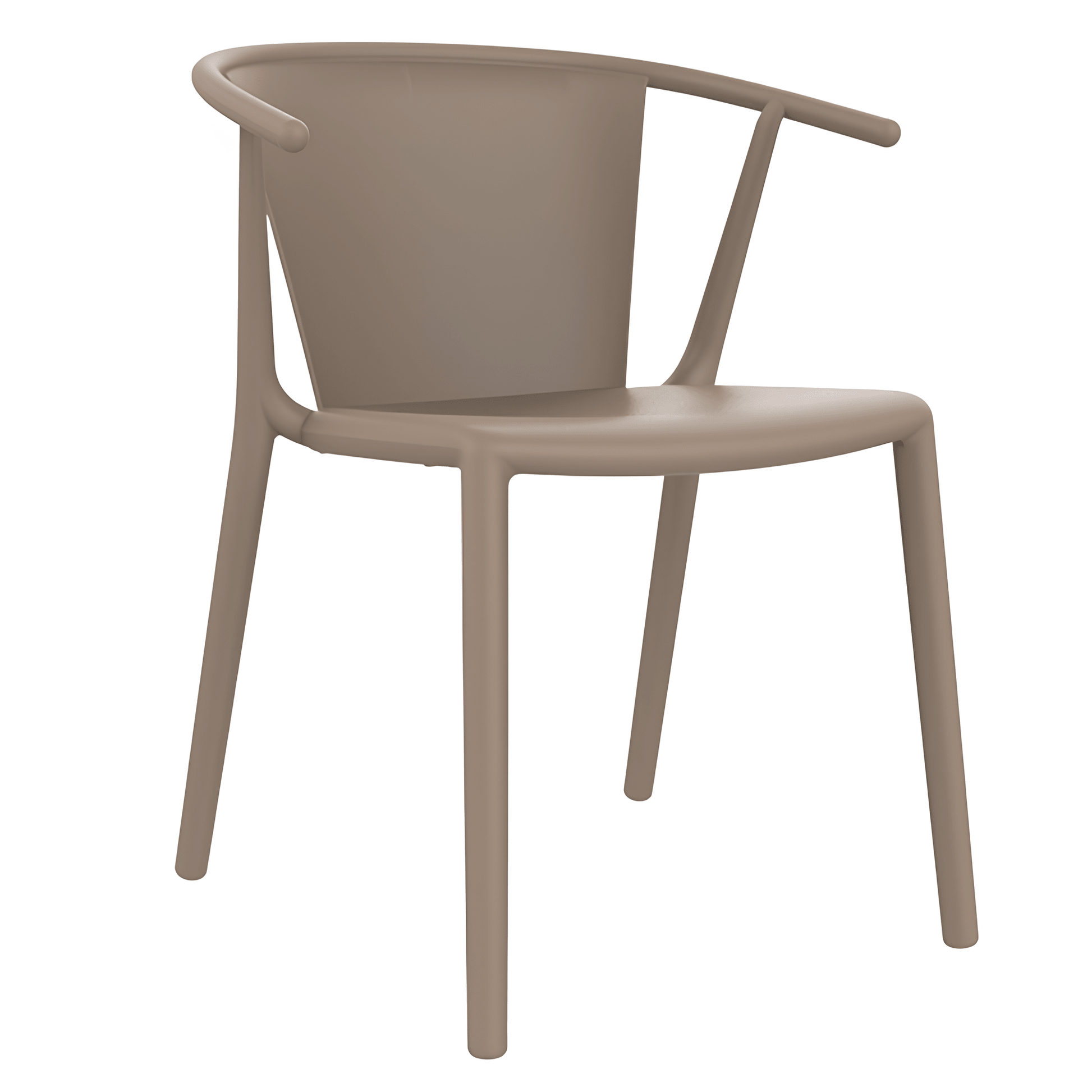 Silla Comercial para Terraza Protección UV - RESOL STEELY - Varios Colores - Asiento y Respaldo en Polipropileno - 4026 - Resol - NOGAL BEAT - Sillas