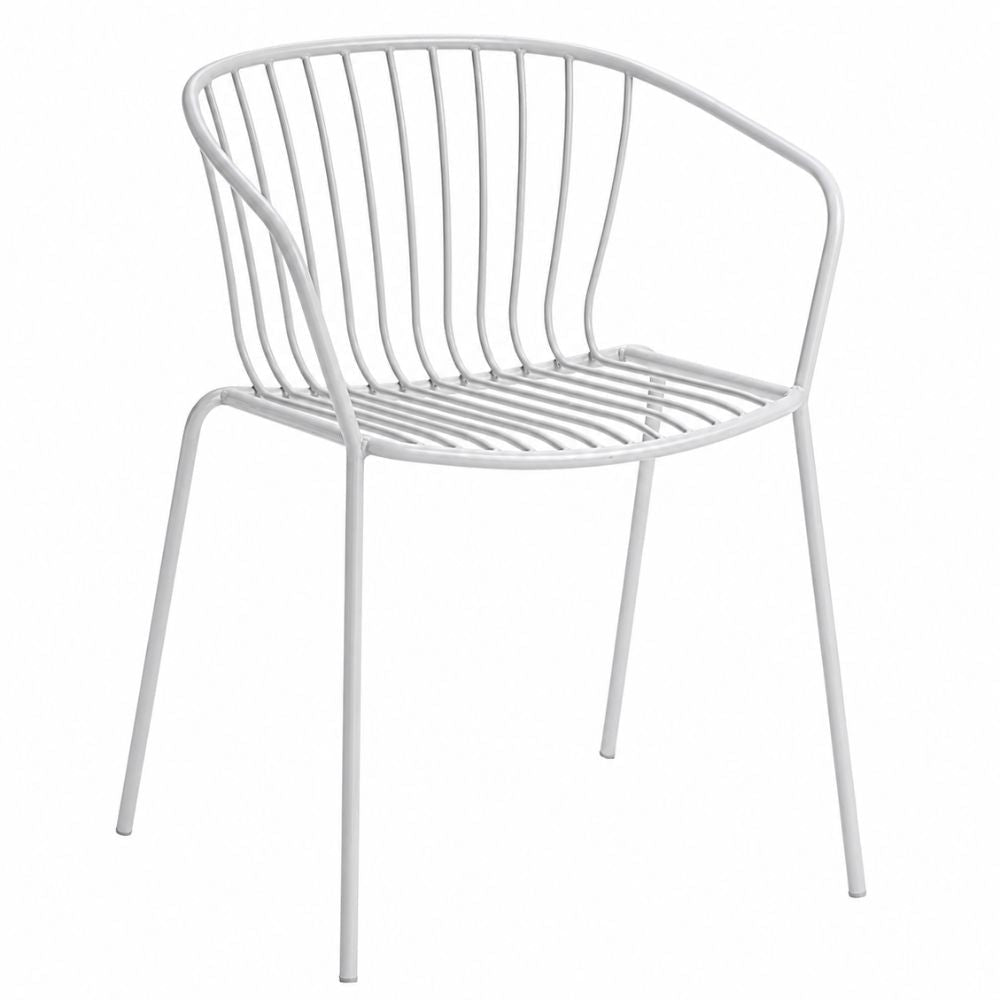 Silla de Áreas de Exterior y Terrazas - LABENZE AMITHA 155-22710 - Varios Colores - Estructura de Metal y 4 Patas Fijas - 155-22710 - Labenze - NOGAL BEAT - Silla Comercial Exterior