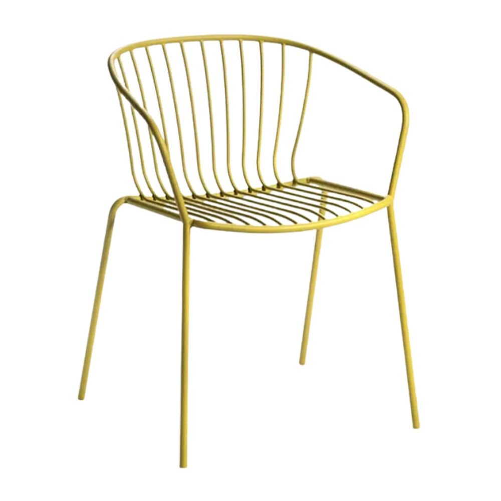 Silla de Áreas de Exterior y Terrazas - LABENZE AMITHA 155 - 22710 - Varios Colores - Estructura de Metal y 4 Patas Fijas - 155 - 22710 - Labenze - NOGAL BEAT - Sillas