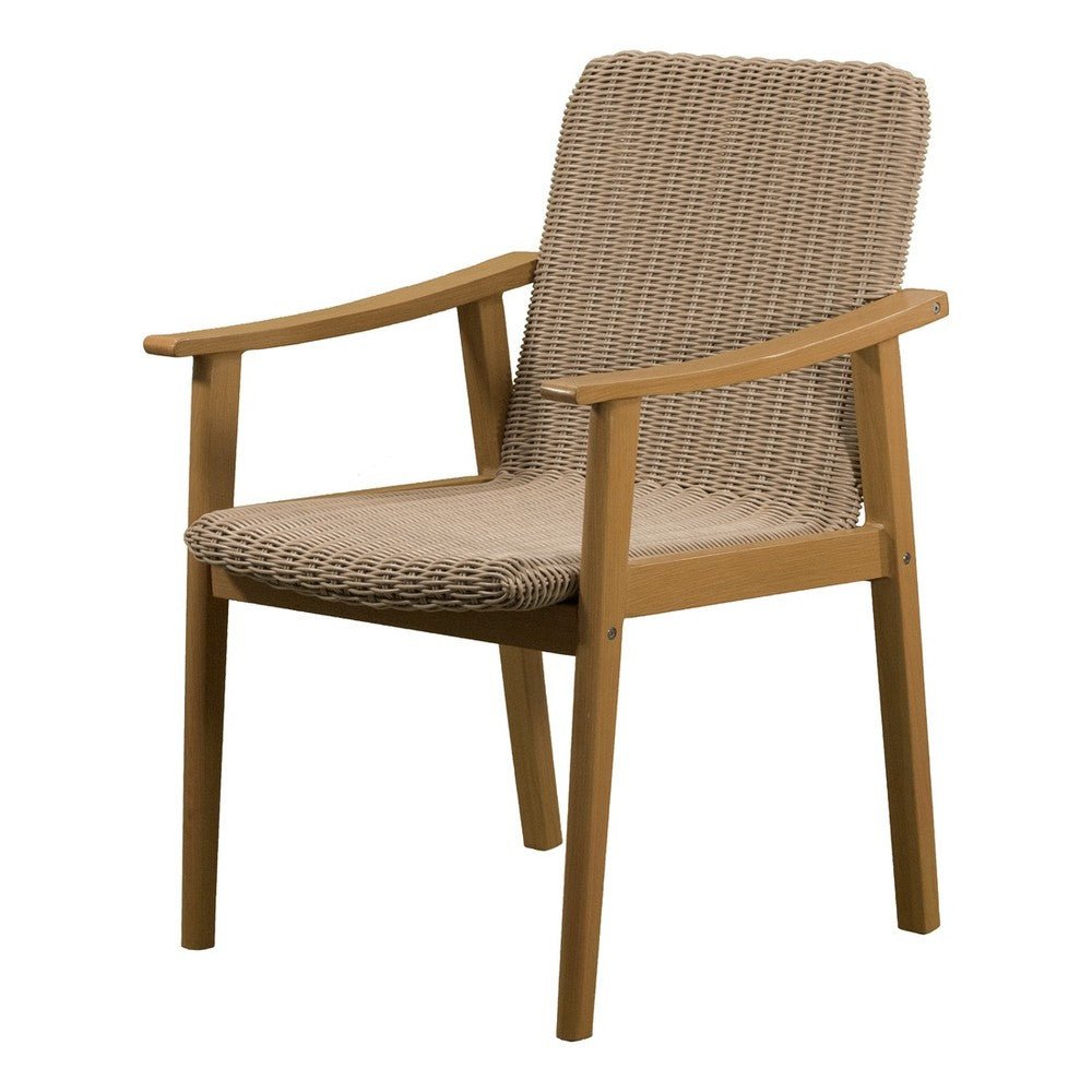 Silla de Intemperie para Spa - NOGAL BEAT AMALTA - Beige - Aluminio y Polyrattan - SILLA AMALTA Beige - CAMCO - NOGAL BEAT - Silla de Terraza