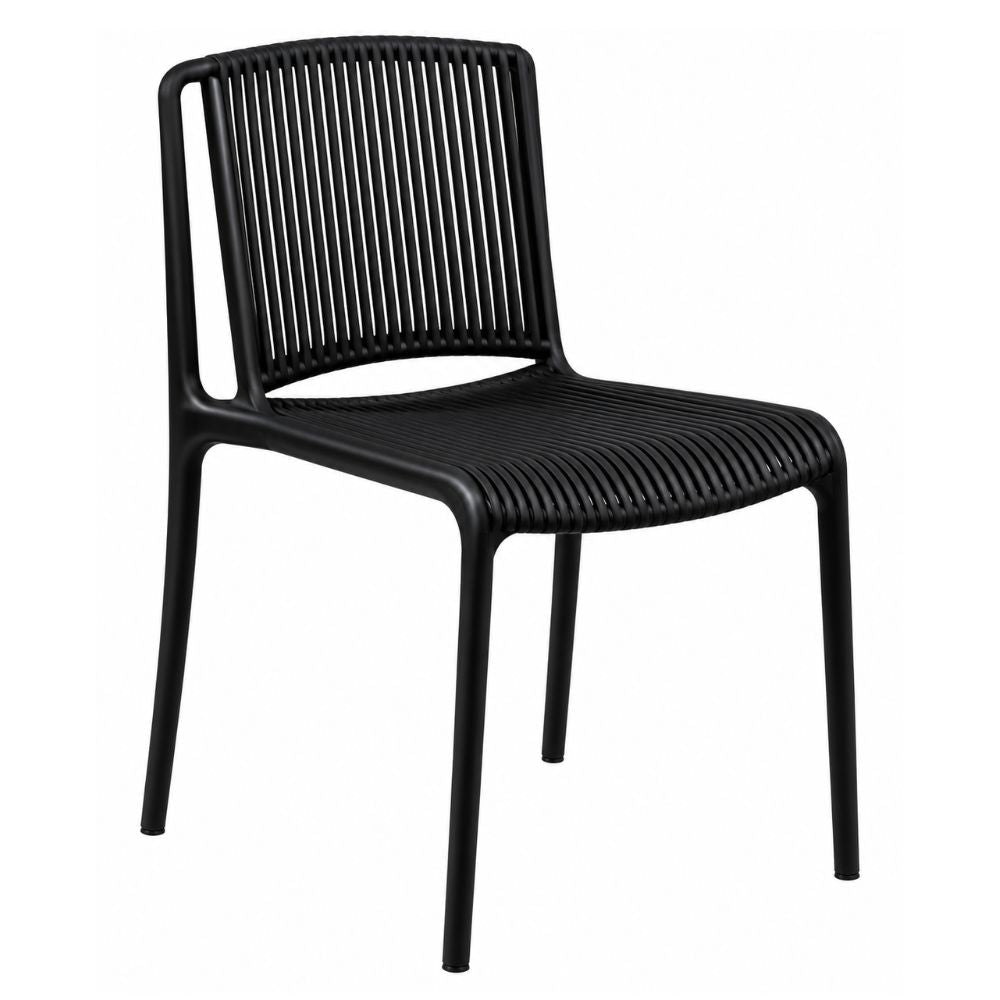 Silla de Intemperie para Spa - NOGAL BEAT CLARA - Negro - Polipropileno - SILLA CLARA Negro - CAMCO - NOGAL BEAT - Silla de Terraza