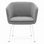 Silla de Oficina de Recepción - LABENZE MEG - Varios Colores - Tapizado con Respaldo y Descansabrazos - 155-10445-BCO GRADO 0 - Labenze - NOGAL BEAT - Silla de Visita