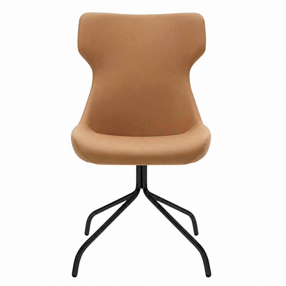 Silla de recepción LABENZE NELL tapizada con respaldo envolvente