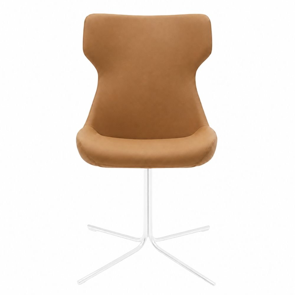 Silla de recepción LABENZE NELL tapizada con respaldo envolvente
