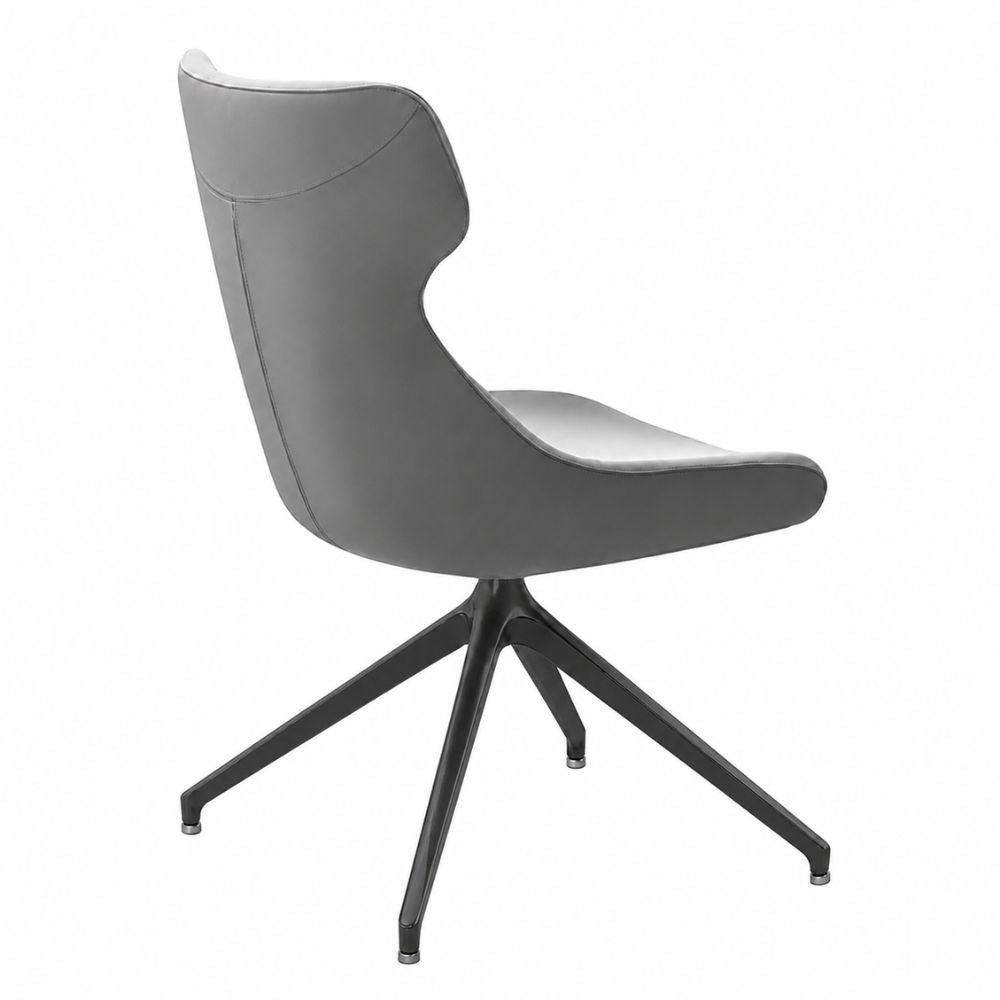 Silla de Oficina de Recepción Variadas - LABENZE NELL - Varios Colores - Tapizado con Respaldo - 155-20740-NGO GRADO 0 - Labenze - NOGAL BEAT - Silla de Visita