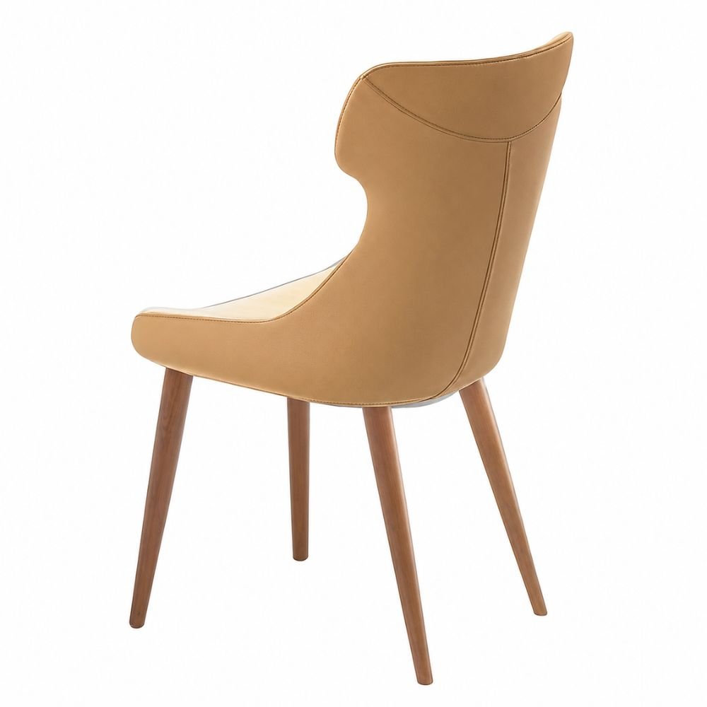 Silla de recepción LABENZE NELL tapizada con respaldo envolvente