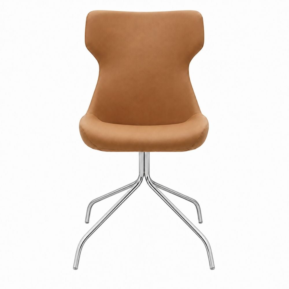 Silla de recepción LABENZE NELL tapizada con respaldo envolvente