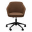 Silla de Oficina de Sala de Espera - LABENZE ANNETTE - Varios Colores - Tapizado y Cojín Individual - 155-10725-NGO GRADO 0 - Labenze - NOGAL BEAT - Silla de Visita