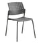 Silla de Oficina de Sala de Espera - LABENZE ARETA 106-00200 - Varios Colores - Estructura Tubular Negro sin Brazos - 106-00200 - Labenze - NOGAL BEAT - Silla de Visita