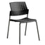 Silla de Oficina de Sala de Espera - LABENZE ARETA 106-00200 - Varios Colores - Estructura Tubular Negro sin Brazos - 106-00200 - Labenze - NOGAL BEAT - Silla de Visita