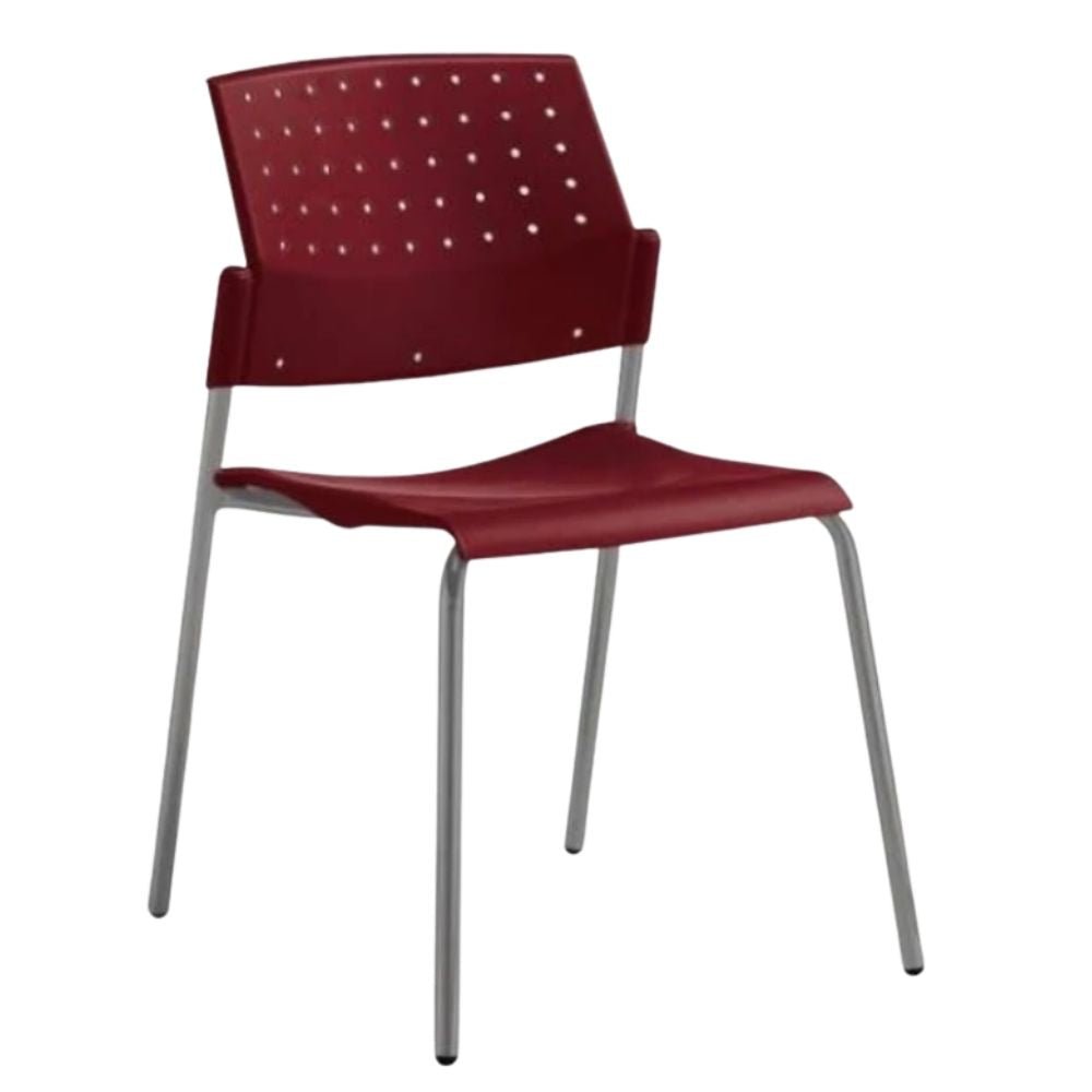 Silla de Oficina de Sala de Espera - LABENZE ARETA 106 - 00210 - Varios Colores - Estructura Tubular Gris sin Brazos - 106 - 00210 - Labenze - NOGAL BEAT - Sillas de Oficina